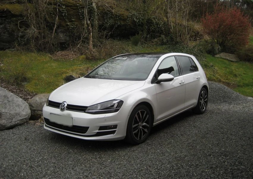 VW Golf 1.6 TDI 2013 on Irish roads